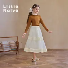子供用 花柄レース付きスカート【春夏・サマースタイル】