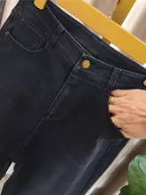 おしゃれなハイウエストデニムパンツ【八分丈・ストレート・ゆったりしたフィット】（セットアップ対応）