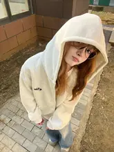 グレーカラーのフルジップフーディー【コットン製・カジュアル・フード付き・女性用】