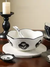 おしゃれなフランス風の家庭用食器セット【デザインボウル・高品質】（セットアップ対応）