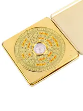 携帯用合金製コンパス【三元三合デザイン・アウトドア用・置物】