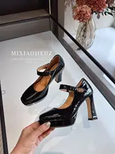 防水ヒールパンプス【レザー・快適・浅口・秋用】