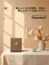 シンプルなデスク用置時計【静音・インテリア装飾・リビングと寝室用】