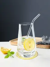 ガラスカップ フルーツティーカップ/ソーダ水カップ/冷飲カップ/水飲みカップ インフルエンサー風
