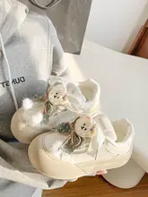 ルルダン 厚底ホワイトスニーカー【カジュアル・女性用・インススタイル】