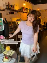 極上の柔らかさのヨガTシャツ【大きいサイズ・シンプルデザイン・女性用】