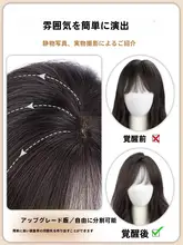 夏用 軽やかなロングカールウィッグ【エアリーバング・大波ウェーブ・フルヘッドタイプ】