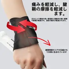 薄手ライクラ製手首サポーター【スポーツ用・怪我防止・親指開口デザイン】