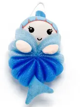 バスボール 幼児 入浴 スポンジ マーメイド バスクリーナー