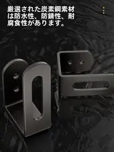 穴あけ不要 鍋ふたスタンド【壁掛け式・多機能収納】