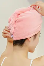超吸水のドライヘアキャップ【長髪対応・厚手・洗髪用】