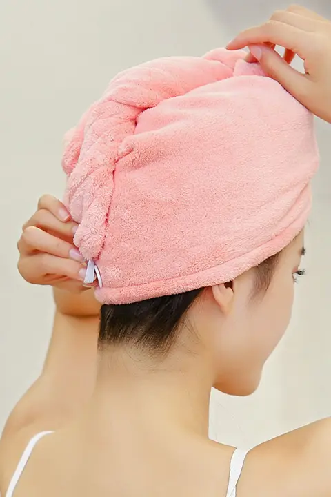 超吸水のドライヘアキャップ【長髪対応・厚手・洗髪用】