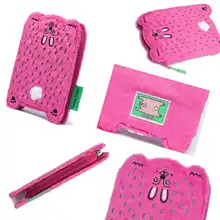 Ruoyu Workshop オリジナルデザイン かわいいどうぶつ カードホルダー
