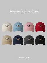 可愛いクマデザインのベースボールキャップ【学生向け・男女兼用・韓国風】