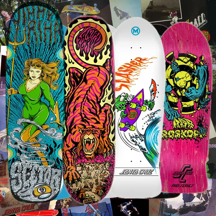 Sector9 サンタクルス ロングボード 板面デザイン スケートボード カーバー対応