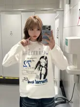 長袖Tシャツ レディース プリント ヴィンテージ Y2K サブカル カジュアル 着回し インナー 春「BeOurRule」