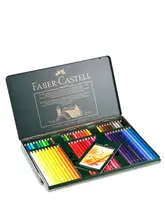 Faber-Castell 油性色鉛筆 120色セット【緑色の鉄箱付き・アーティスト向け】