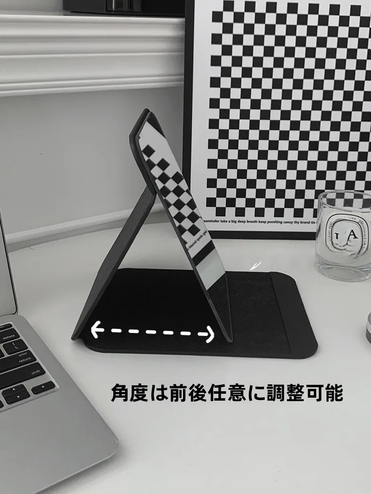 折りたたみ式化粧鏡：学生用デスクトップ設置のコンパクトデザインと持ち運び可能性