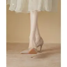 パンプス レディース エナメル ポインテッドトウ スティックヒール パープル フォーマル パーティー