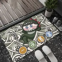 動物デザインの吸水速乾踏みマット【滑り止め付き・浴室・トイレ用・珪藻土・シリコン】