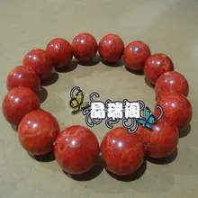 草珊瑚のラウンドビーズブレスレット【シンプルデザイン・軽量・プレゼントにも最適】