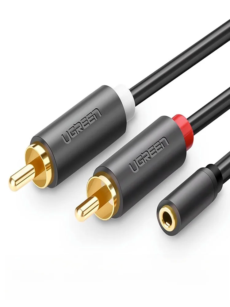3.5mmからRCAへの逆接続アダプターケーブル：同軸ケーブルとは異なる音声接続の実用性
