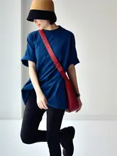 ミラン宣言 レディース ゆったりした肌触りの良いコットンTシャツ【無地・クルーネック・短袖】