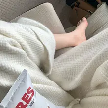 セットアップ 2点セット レディース ワッフル パーカー 裏ボア ニットパンツ ゆったり 秋冬