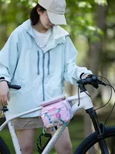 スマートフォン用可視収納バッグ【前横梁取り付けタイプ・自転車用】