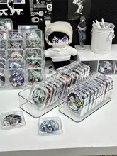 アクリル製バッジ収納ボックス【防塵密封・透明保護・展示用】