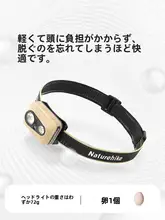 ポータブルヘッドランプ【アウトドア用・超軽量・強力LED・充電式・長時間利用可能】