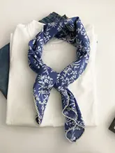 スカーフ ネッカチーフ ヘアバンド ターバン レディース コットン 小花柄 ヴィンテージ風 インスタ映え 首元 髪 おしゃれ