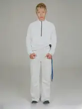 ダブルニーデニムパンツ【カジュアル・ストレートシルエット・2重膝】