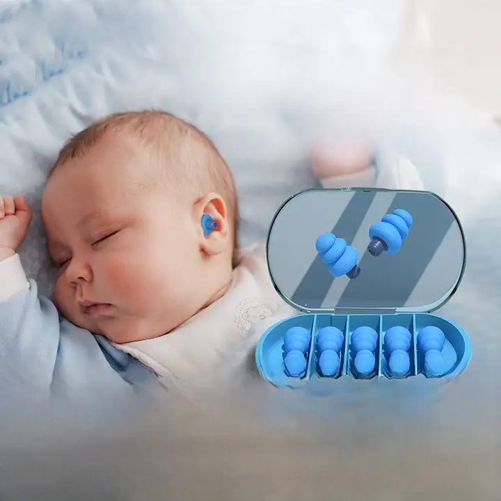 静かな睡眠をサポート！子供用耳栓【防音・睡眠用・快適な装着感】
