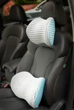 高級車用ヘッドレスト枕【首サポート・車内用・エルゴノミクスデザイン】