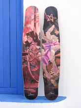 Locus ロングボード夢月シリーズ プロフェッショナルスケートボード【初心者向け・大人用・フラットデザイ ン】