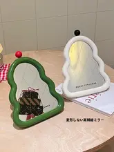 クリスマスツリー型 卓上化粧鏡【学生寮用・写真撮影用】