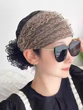 レースメッシュの白髪隠しキャップ【春夏用・透湿・エレガントデザイン】