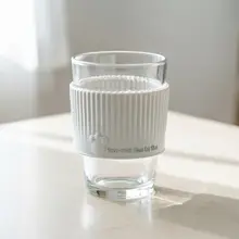 ガラス製保温水杯用シリコンカバー【耐熱・滑り止め・厚手】