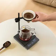Taima ブラックミラーDUOコーヒー電子スケール【デュアル計量・高精度・ハンドドリップ用】