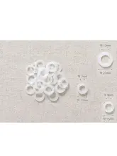 プラスチック絶縁ワッシャー【韓国製・穴あき・高品質】