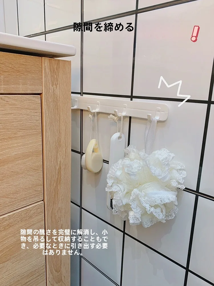 隙間に収納を？DIYで便利になる「伸縮式粘着フック付きキッチンラック」は本当に価値があるのか？