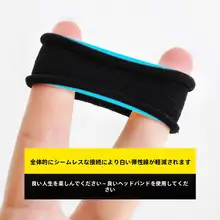 シンプルな黒の高いポニーテール用ヘアゴム【弾力性に優れ、耐久性あり】