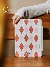 タブレットケース オリジナル マグネット式 ダイヤモンドチェック ヴィンテージ iPad Air iPad mini 対応 「Ufology」