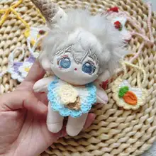 純手作りのコットン人形服とスタイ【可愛いデコレーション用】