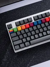 キーキャップ メカニカルキーボード用 PBT 昇華転写 Cherryプロファイル Mac対応 タム ヴィンテージ 「PBTfans 1984 Dark」