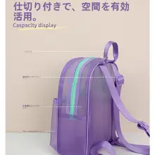 オーリーヤン 透明メッシュリュックサック【小学生用・大容量・夏用・軽量・シンプルデザイン】