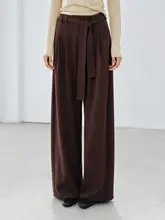レトロデザインのパンツ【ハイウエスト・ワイドレッグ・ゆったりしたシルエット】