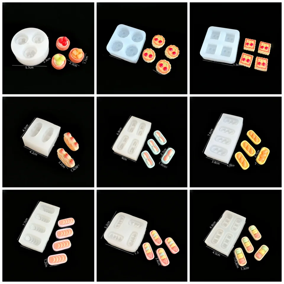 DIYストロベリーとチェリーのサンドイッチシリコン型【お菓子作り用】