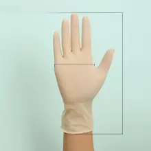 子供用使い捨て手袋【女性用XSサイズ・ラテックスゴム・防水・耐油・長め】